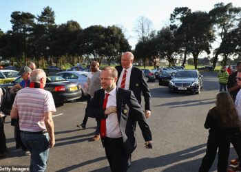 Very little is known about Matt Judge (rear centre), who is Ed Woodward's right-hand man. Photo/Dailymail