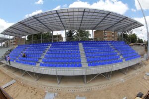 The Dandora Stadium whose construction has stalled. Photo/File